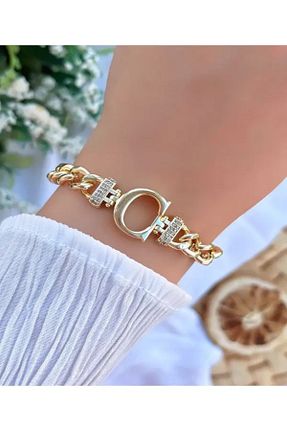 دستبند استیل (فولاد) زرد زنانه استیل (فولاد) Mays Accessory - کد 876863395