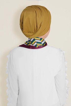 شال زرد زنانه پلی استر TRENDTESETTÜR - کد 876880740