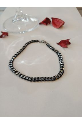 دستبند استیل (فولاد) مشکی مردانه استیل (فولاد) MODA - کد 876880939