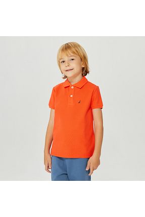 تیشرت نارنجی بچه گانه رگولار Nautica - کد 680110631