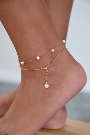 خلخال جواهر رنگی زنانه Lina Tia - کد 823547383