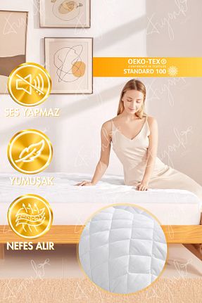محافظ تشک سفید پنبه Fiyonk Home - کد 876866686