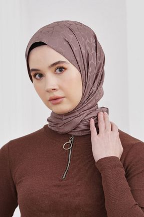 روسری قهوه ای پنبه ای Loryan - کد 876928957