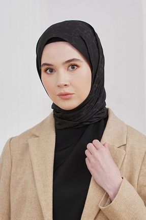 شال مشکی زنانه پنبه ای Loryan - کد 876927825