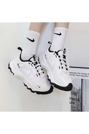 کفش اسنیکر سفید زنانه بند دار Nike - کد 876924039