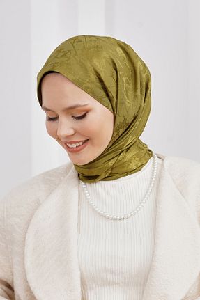 شال سبز زنانه پنبه ای Loryan - کد 876928515