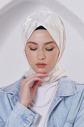 شال بژ زنانه پنبه ای Loryan - کد 876928604