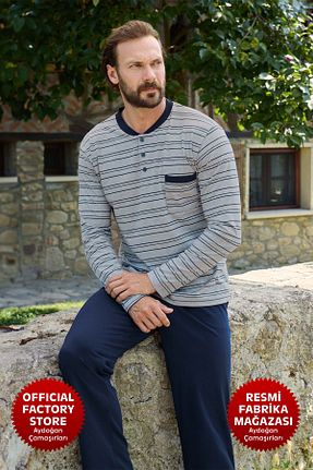ست لباس راحتی مشکی مردانه %100 پنبه Aydoğan - کد 876924855