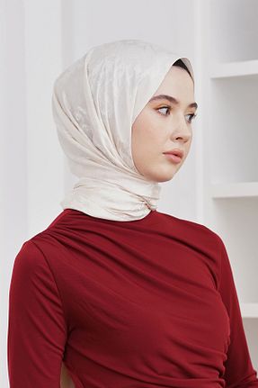 شال بژ زنانه پنبه ای Loryan - کد 876928511