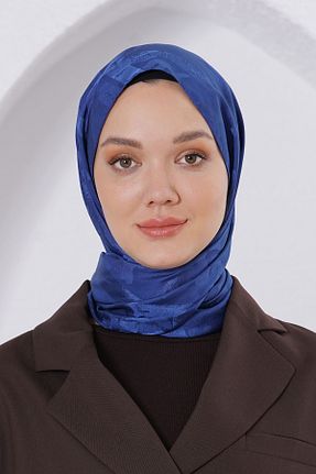 شال سرمه ای زنانه پنبه ای Loryan - کد 876927865