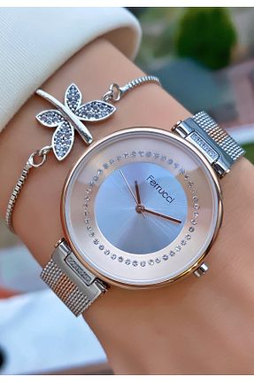 ساعت مچی نارنجی زنانه 31-35 میلی متر Ferrucci - کد 783389083