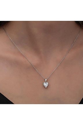 گردنبند نقره سفید زنانه 925 عیار Ceyjewelry - کد 877039422
