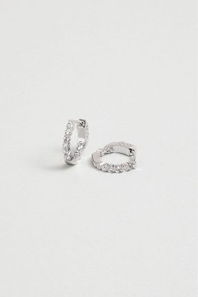 گوشواره نقره سفید زنانه 925 عیار So Chic - کد 877008488