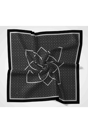 روسری سرمه ای پلی استر Silk Home - کد 860195387