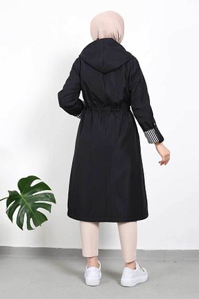 ترنچکت حجاب مشکی زنانه مخلوط پلی استر İmajButik - کد 665659308