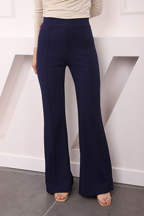 شلوار حجاب سرمه ای زنانه مخلوط پلی استر İmajButik - کد 835706441