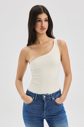 بادی سفید زنانه پنبه ای Forever 21 - کد 866566328