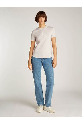 تیشرت طوسی زنانه رگولار Calvin Klein - کد 877113567