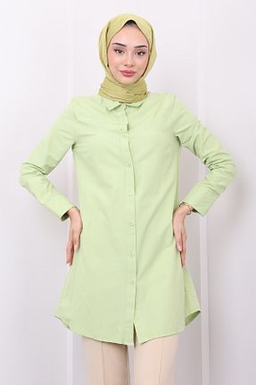 تونیک حجاب سبز زنانه پنبه ای İmajButik - کد 844970794