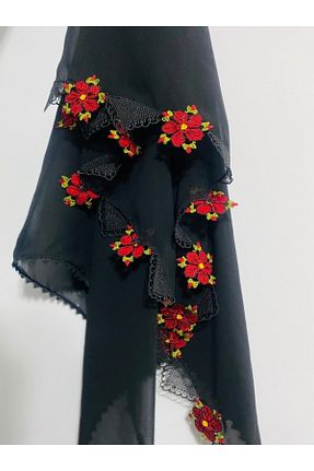 شال مشکی زنانه پنبه ای Ahel - کد 877131969