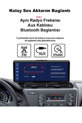سیستم چند رسانه ای و نمایشگر 10 inç CONOCER - کد 877510128