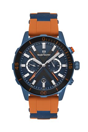 ساعت مچی نارنجی مردانه 45 میلی متر Sergio Tacchini - کد 845117185