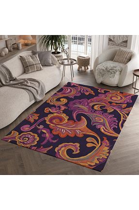 فرش رنگی قابل شستشو Rugs Modern Halı - کد 876584092