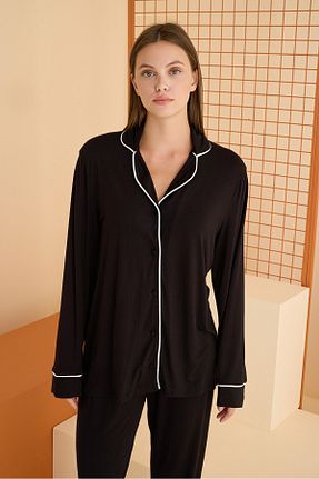 ست لباس راحتی مشکی زنانه ساده Nbb - کد 877162687