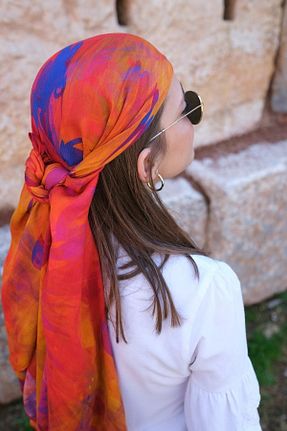 شال نارنجی زنانه ویسکون Maxvalue - کد 268207943