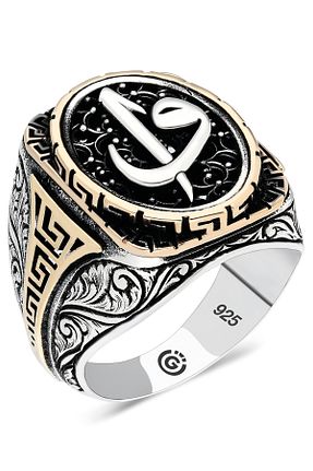 انگشتر نقره طوسی مردانه 925 عیار OTTOTESBİH - کد 877499092