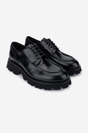 کفش کژوال مشکی مردانه چرم خالص Valmenti - کد 877175362