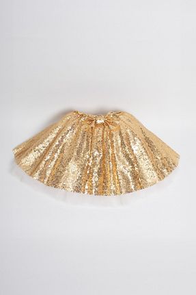 دامن زرد بچه گانه پارچه DUCA - کد 807266087