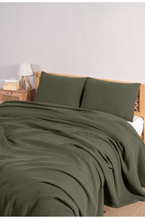روتختی دونفره سبز پنبه ای MYLASA HOME - کد 877212856