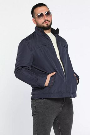 کاپشن سرمه ای مردانه رگولار MİSHAR İTALİA - کد 877210451