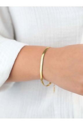 گردنبند استیل ( فولاد ) طلائی زنانه استیل (فولاد) G&M Shop - کد 877223785