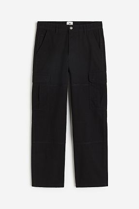 شلوار مشکی مردانه پنبه ای H&M - کد 877225679