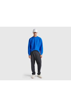 شلوار طوسی مردانه پشمی United Colors of Benetton - کد 877221025
