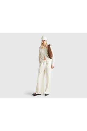 رویه بژ زنانه کشمیر United Colors of Benetton - کد 877216502