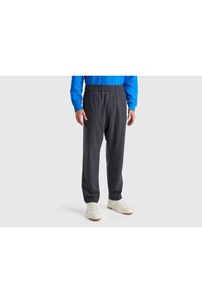 شلوار طوسی مردانه پشمی United Colors of Benetton - کد 877221025