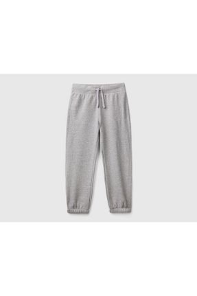 شلوار کرمگن طوسی بچه گانه پاچه کش دار United Colors of Benetton - کد 877238728