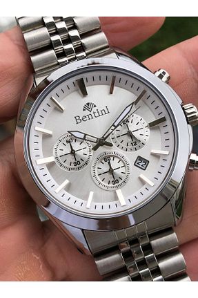 ساعت مچی سفید مردانه 43 میلی متر Bentini - کد 877264026