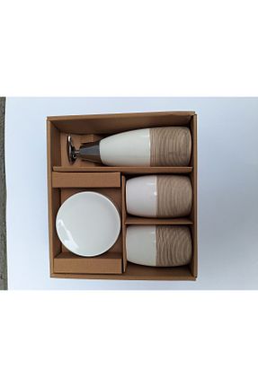 ست حمام قهوه ای سرامیک Fame Kıtchen - کد 877261442