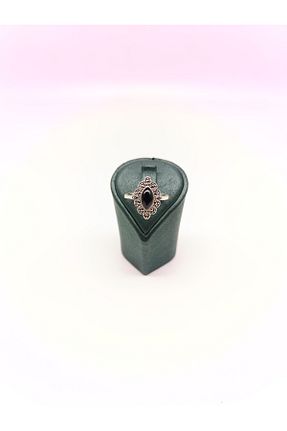 انگشتر نقره مشکی زنانه 925 عیار Furkan Oltutaşı - کد 877263309