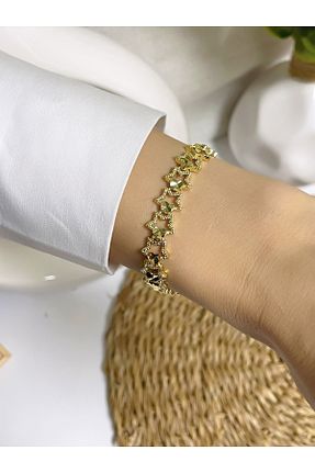 دستبند استیل (فولاد) طلائی زنانه استیل (فولاد) Bimodabu - کد 877273004