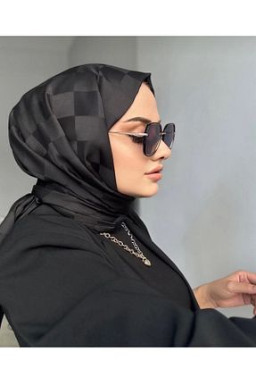 روسری مشکی پنبه ای ŞİNKESK - کد 877282545