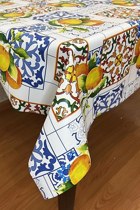 رومیزی سفید نایلون Pimula home - کد 877362337