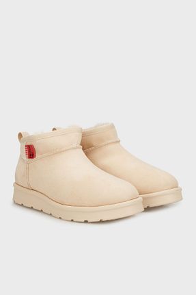 بوت / نیم بوت بژ زنانه جیر Love Moschino - کد 877287517