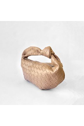 کیف دوشی بژ زنانه چرم مصنوعی simru store - کد 877293962