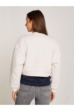 سوئیشرت سفید زنانه ساده Tommy Hilfiger - کد 861039978