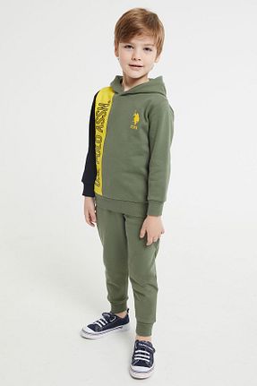 ست گرمکن خاکی مردانه پنبه پلی استر U.S. Polo Assn. - کد 338803482